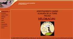 Desktop Screenshot of delomacan.es