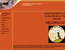 Tablet Screenshot of delomacan.es